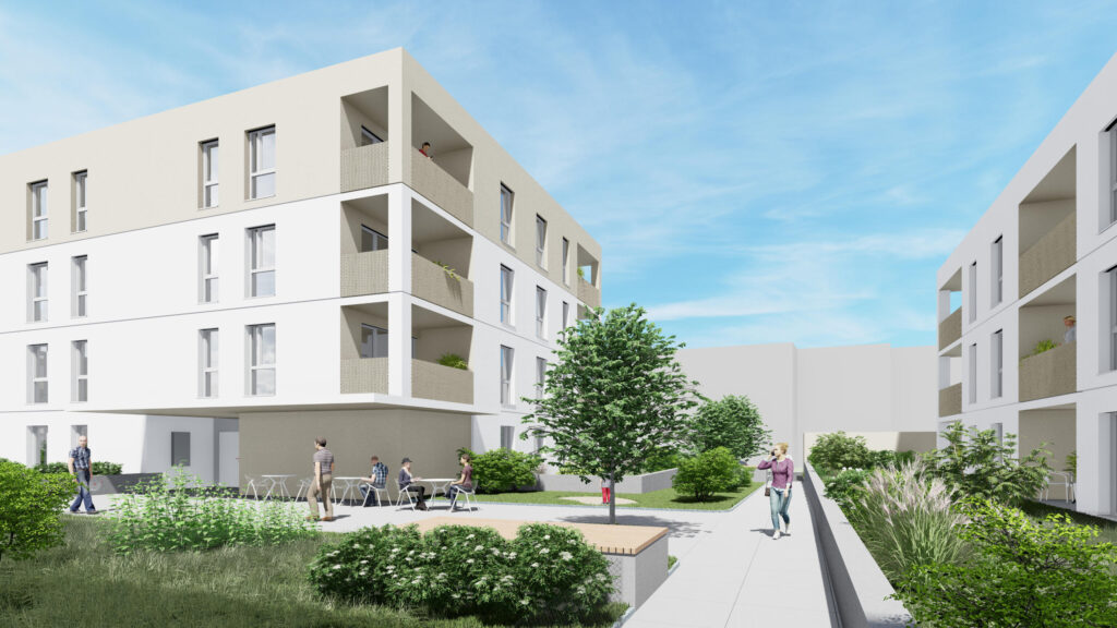 Innenhof-Ansicht Leerstraße